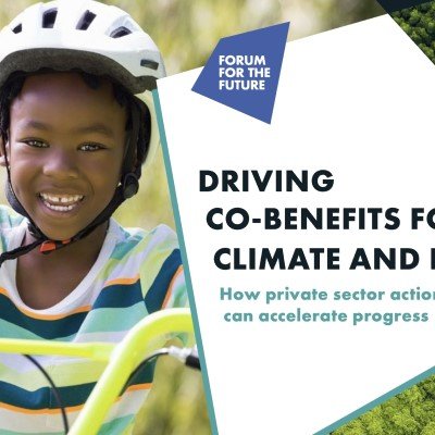 Driving co-benefits for climate and health